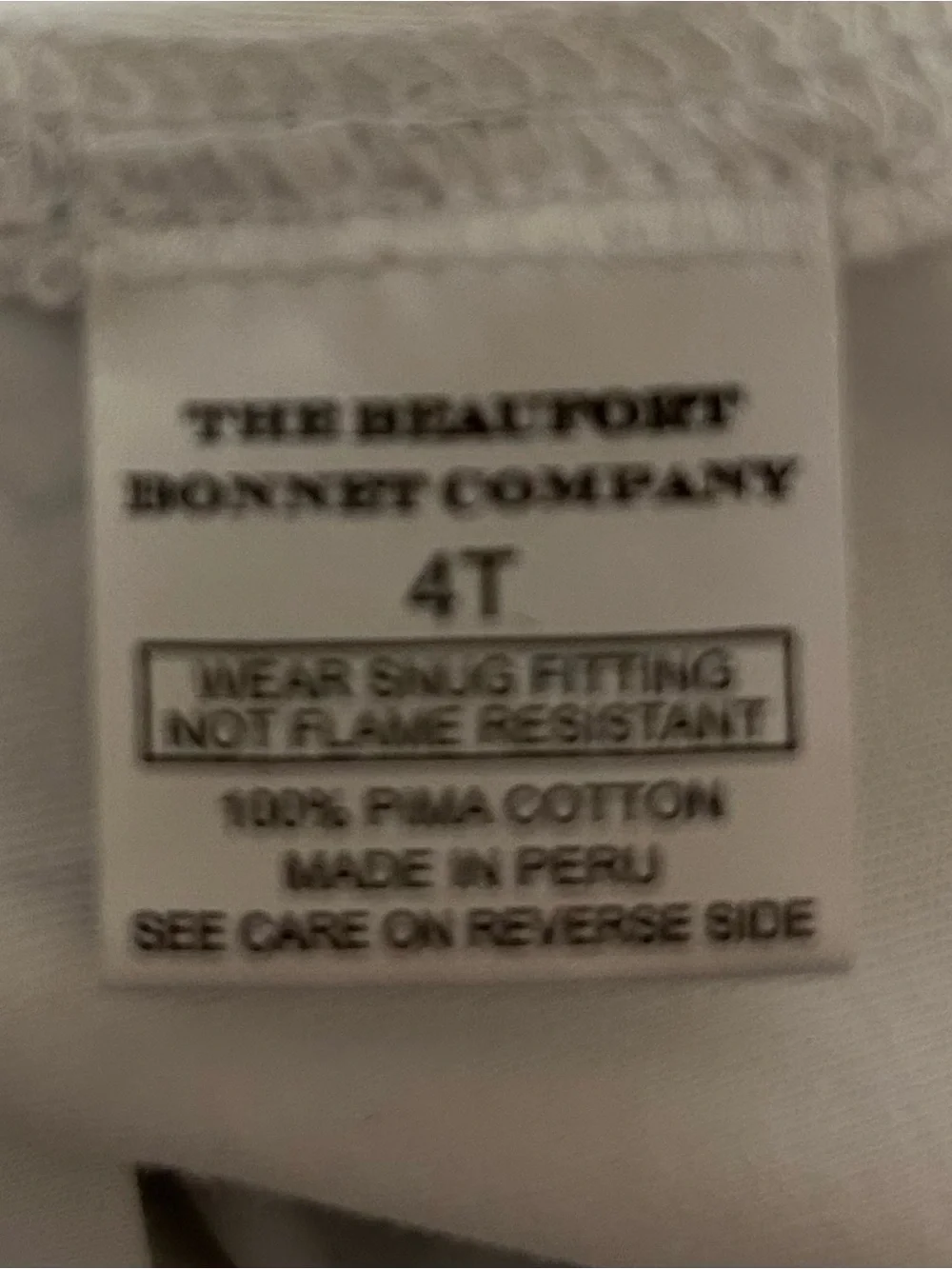 TBBC pajama top size 4T white mint green bunnies long sleeve Pima cotton buttons